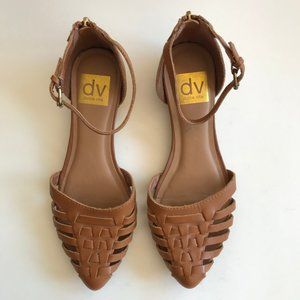 Dolce Vita Brown Ankle Strap Sandals